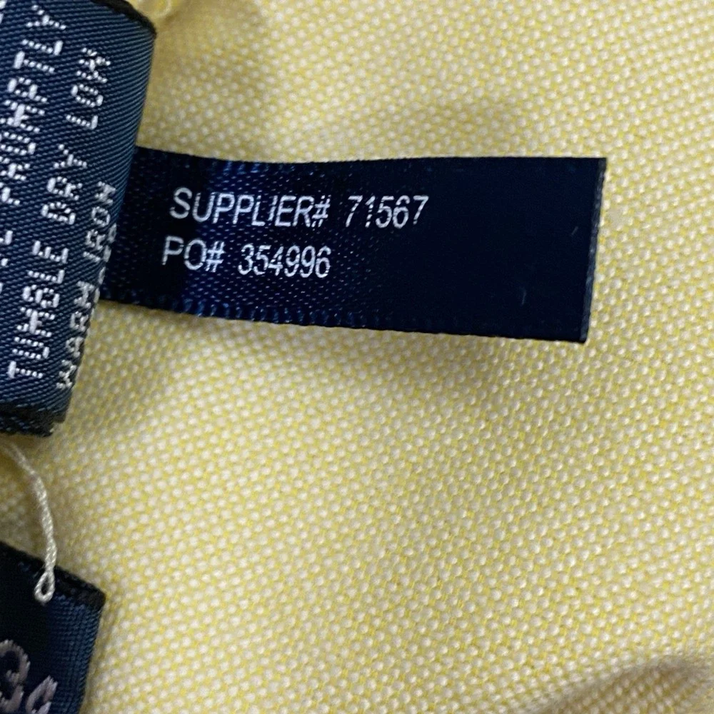 As Is Polo Ralph Lauren Yellow Flat Front Shorts Mens 33 34 Waist 9